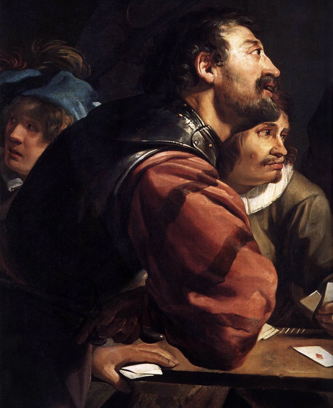 La negazione di San Pietro - Liechtenstein Museum, Vienna, dettaglio
